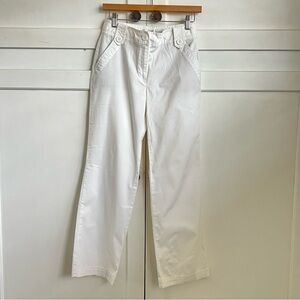 Talbots white cotton pants